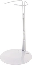 Adjustable Doll Stand White