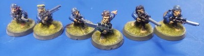 Warhammer 40k 2nd Edition Ratling Snipers x6 - Painted Metal