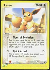Eevee 63/100 Common EX Sandstorm LP Pokemon