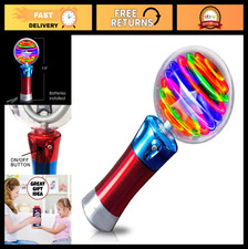 Light Up Spinning Toy Wand LED Magic Ball, Sensory Spinner for Kids, Party Fav
