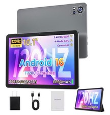 Android 16 Tablet,10 Inch IPS 120Hz Smooth Display,20GB 64GB 2TB Expandable NEW