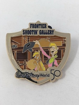 WDW 50th Opening Day Attractions Frontier Shootin Gallery Disney LE Pin