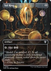 Sol Ring (Borderless) Foil - Commander Masters #703