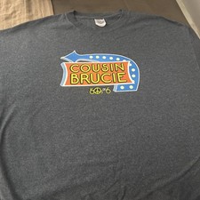 Cousin Brucie Sirius Satellite Radio Promo Blue Shirt XL Never Worn 