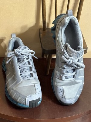 Reebok Zigwild TR6 running shoes grey and teal