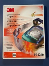 3M Transparency Film for Copiers PP2200 NEW and SEALED 100 Sheets