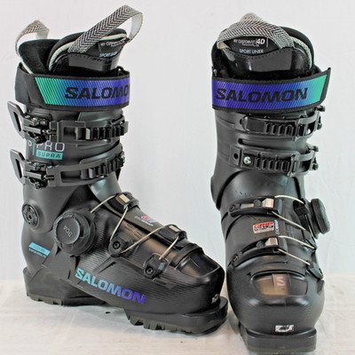 Salomon S Pro Supra 95 BOA Used Womens Ski Boot Size 23/23.5 #080671