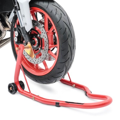 ConStands - Motorrad Montageständer für Vorne Classic Front Rot Motorradheber Vo
