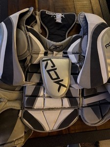 RBK Reebok AB 6K SR-S Hockey Goalie Chest Protector, Intermediate w/ Arm Pads