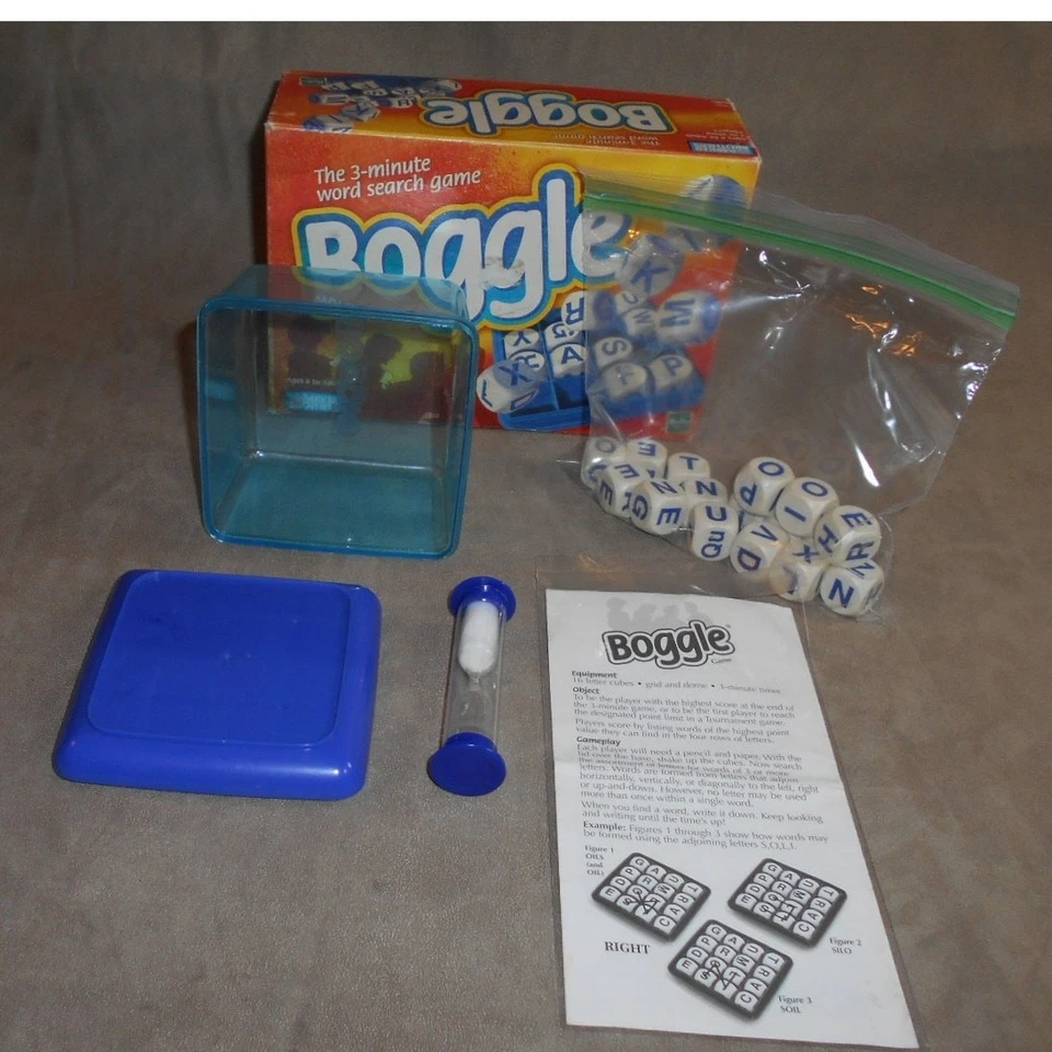 1999 Boggle Parker Brothers #00384 Complete Vintage Word Game - Image 4 of 4