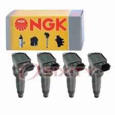 4 Pc Ngk Ignition Coils For 2015-2016 Hyundai Santa Fe Sport 2.4l L4 Spark Yg