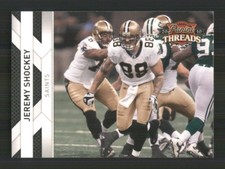2010 Panini Threads #92 Jeremy Shockey New Orleans Saints 43671