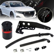 Hps Red Oil Catch Can Tank Mount Bracket Kit For 18-22 Honda Accord 2.0t Turbo