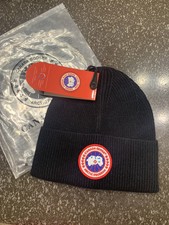 Canada Goose Beanie Hat Black Unisex One Size...
