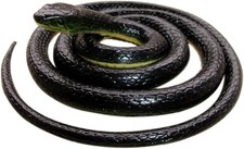 Large 52-Inch Realistic Rubber Snake - Great for Trick Pranks and Outdoor Spaces