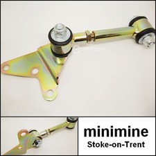 Classic Mini Adjustable Gearbox Steady NEAR SIDE Lower Rear INC. BLACK Bushes