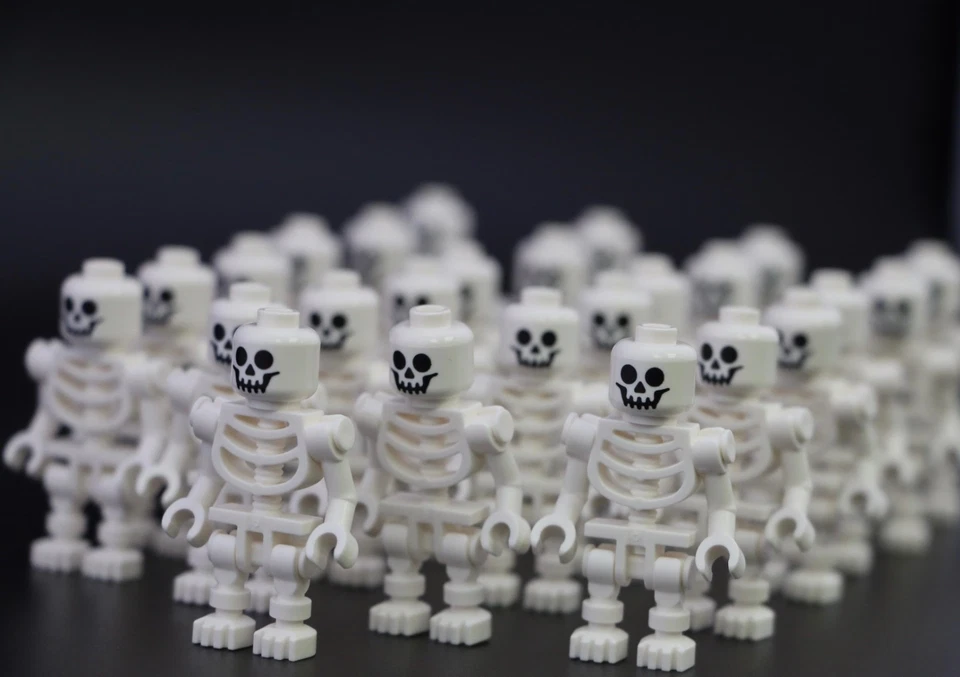 LEGO® Skeleton Minifig Huge Army Lot Halloween Pirates Castle Genuine LEGO® NEW! - Image 3 of 4