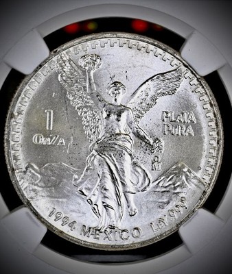 1994 SILVER LIBERTAD 1OnZa NGC MS65 | eBay