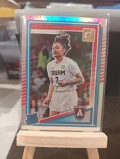 Te-Hina Paopao Silver Holo FOIL Rated Rookie #91 2025 WNBA Donruss Atlanta Dream