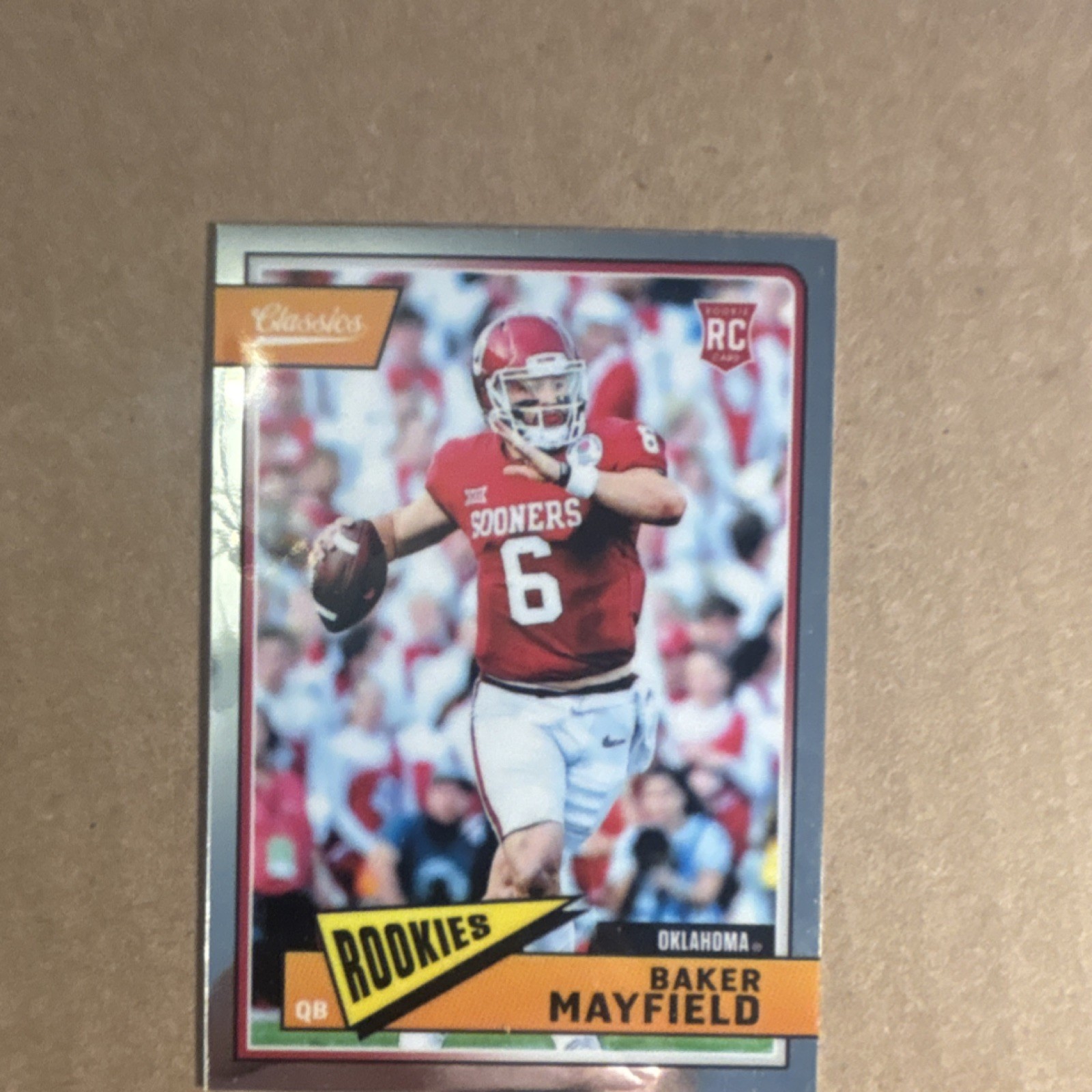 2018 Panini Classics Baker Mayfield #208 Rookie Oklahoma Sooners Football