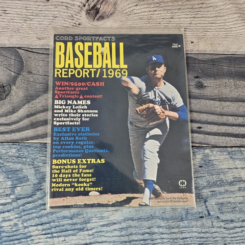 Baseball Report Magazine 1969 DON DRYSDALE Los Angeles Dodgers Baseball Vintage - Picture 2 of 14