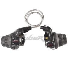 Shimano Sl-rs35 3721 Speed Twist Grip Leftrightset Shifter Mtb With Cable-oe Shimano Sl-rs35 3721 Speed Twist Grip Leftrightset Shifter Mtb With Cable-oe