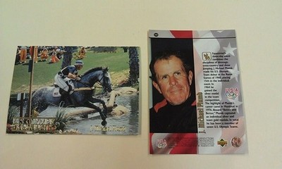 J. Michael Plumb Equestrian 1996 UD Upper Deck Olympic Card USA Gold Champions