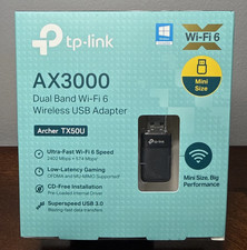 TP Link AX3000 Dual-Band Wi-Fi 6 Wireless USB Adapter Archer TX50U