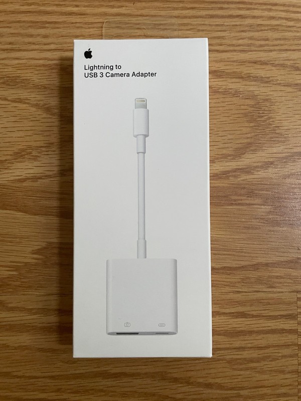 Apple Lightning to USB 3 Camera Adapter A1619