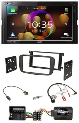 JVC DAB Steering Wheel 2DIN Bluetooth USB Car Stereo For Ford Galaxy Focus C-Max 07s Onwards