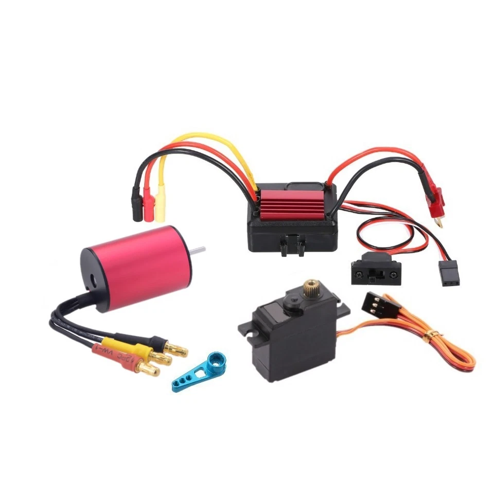Control remoto motor ESC sin escobillas 35A para coche de radiocontrol WLtoys HSP A959 A979 1/16 1/18 Foto 4 de 4