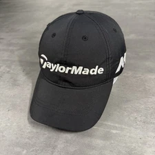 Taylormade Hat Black White Performance Golf Cap TP5 M1 Adjustable Lightweight