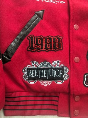 Civil Regime X Beetlejuice Collab Varsity Jacket - New With Tags