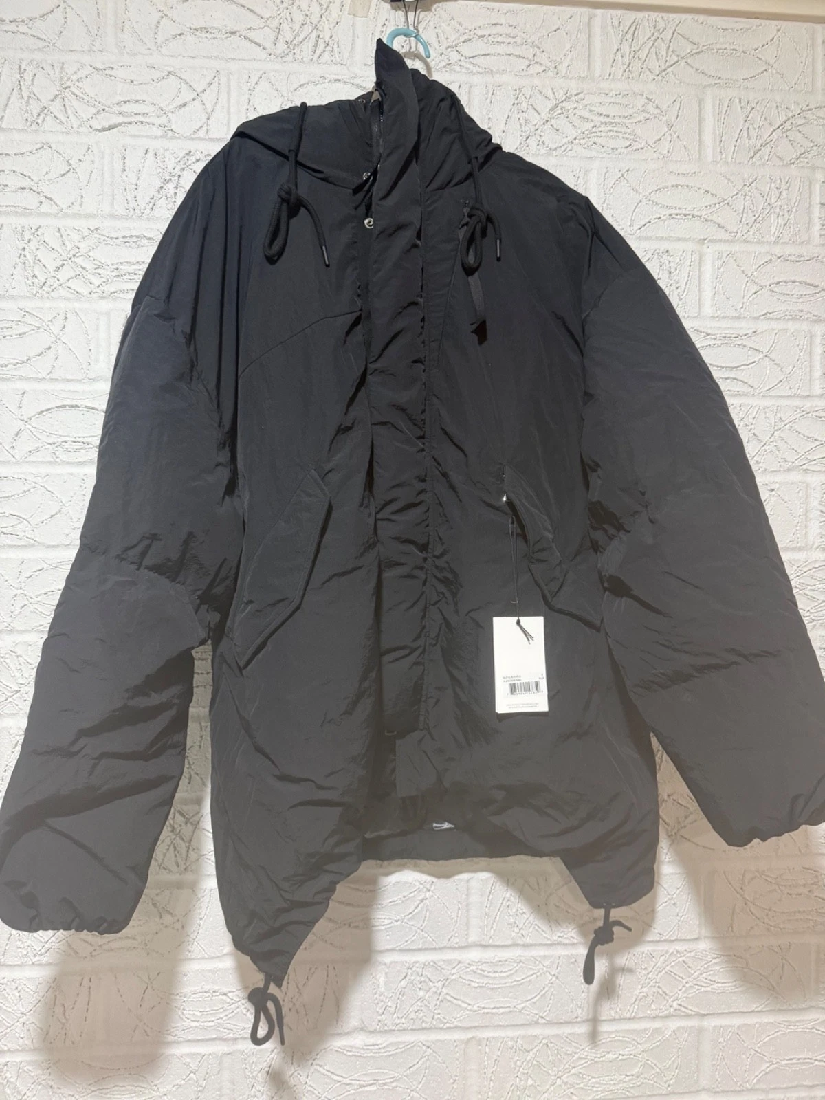 Holden Mens Long Down Parka Black Jacket Size XL - product detail image 1