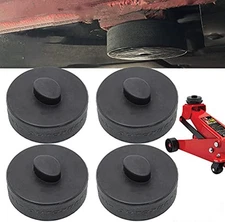 AUTOXBERT 4pcs Rubber Jack Pad Support Point Adapter & 4Pcs, Black 