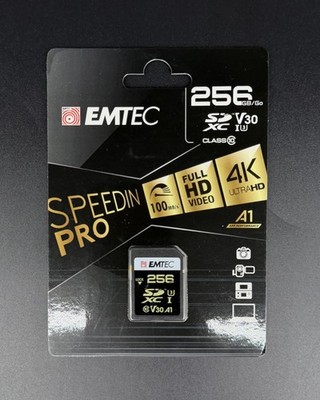 Emtec SPEEDIN Class 10 UHS-1 U3 V30 SD Memory Card (256GB)