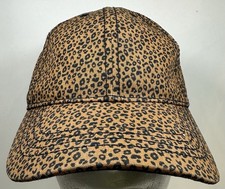 Leopard Cheetah Print Hat Adjustable Baseball Cap Animal Pattern