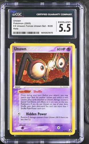 Unown graded CGC 5.5 for sale on eBay