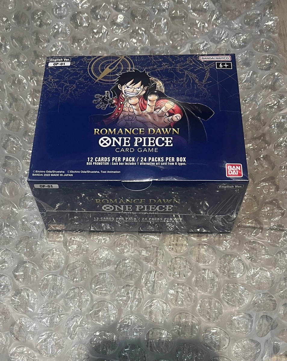 romance dawn booster box white bottom Romance Dawn One Piece Booster Box [White Bottom] [OP-01] (BOX B)