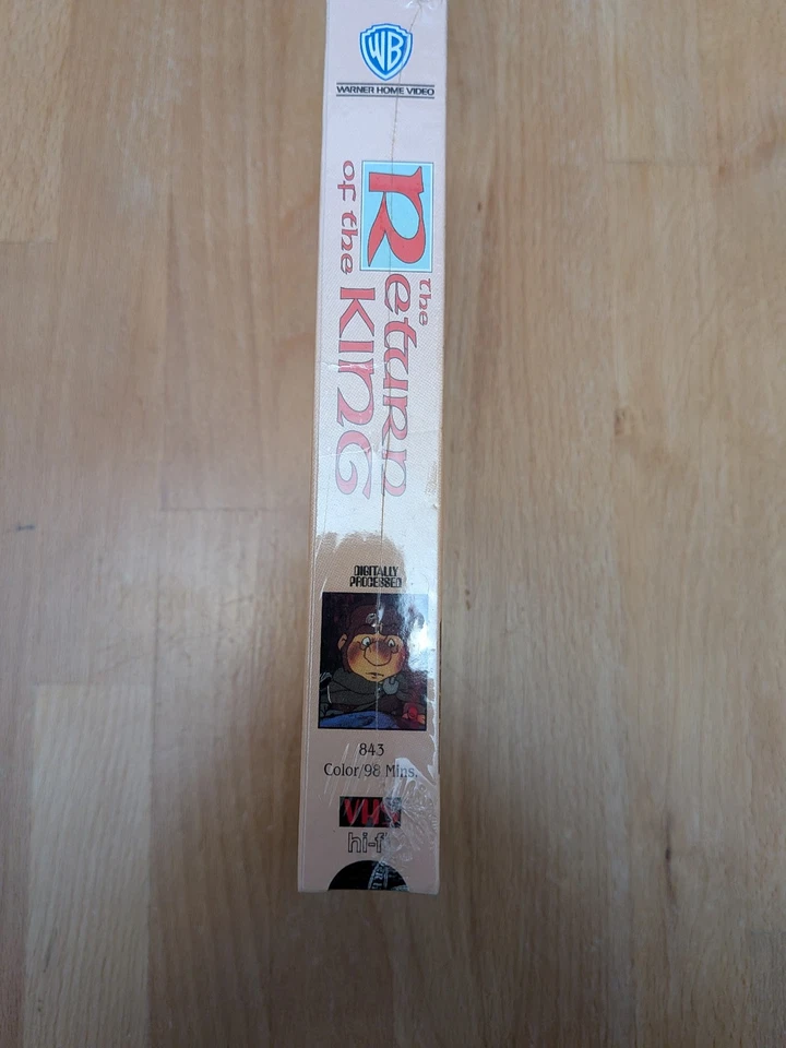 New Sealed LORD OF THE RINGS RETURN OF THE KING Animated VHS Watermark WB Rankin - Image 3 of 4