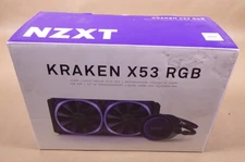 NZXT RL-KRX53-RW Kraken X53 RGB 240mm CPU Liquid Cooler - White