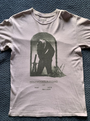 Post Malone Official Hollywood’s Bleeding Purple Lavender T-shirt Size M  Medium UK
