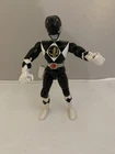 POWER RANGERS 8” VINTAGE 1994 Kick Action Black Ranger Zack Action Figure