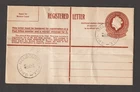 AUSTRALIA QE2 1/- ½d CIRCLE REG ENVELOPE FIRST DAY (2 SEP 1953) PENCIL ADDRESS