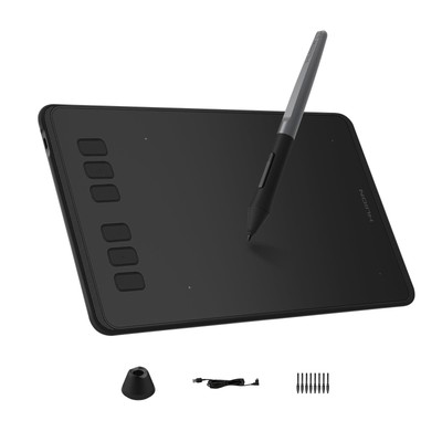 HUION Inspiroy H640P Drawing Tablet 6x4 inch Digital Art with Battery-Free St...