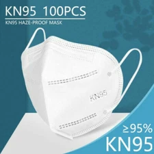 KN95 Protective 4-5 Layers Face Mask Disposable Respirator BFE 95% PM2.5