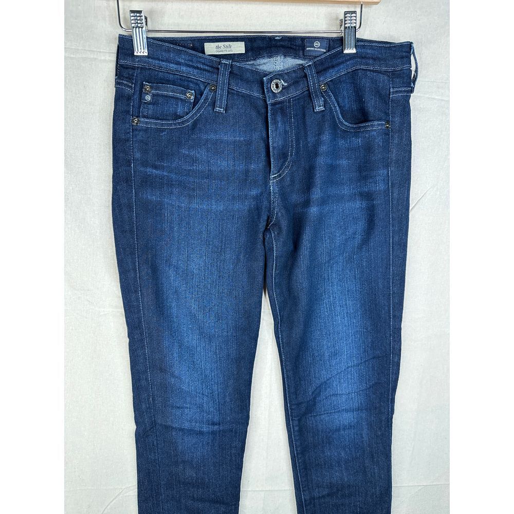 AG Adriano Goldschmied The Stilt Cigarette Leg Blue Jeans size 27 thumbnail 3