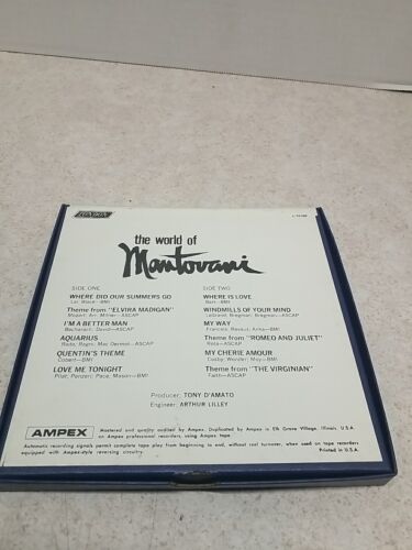 The World of Mantovani London L70165 Reel-To-Reel 4-Track 7-1/2 IPS - Bild 3 von 7