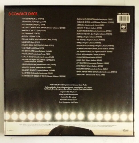 Bruce Springsteen & The E Street Band Live 1975-85 3-CD Caja 12" x 12" + libro - Imagen 2 de 3