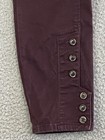 By Anthropologie Pants Brushed Cotton Stretch Pockets Sz 8 EXC in Eggplant Mocha — photo 6